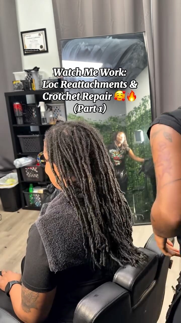 Post 8 by Kira 🤍 | CERTIFIED LOCTICIAN 🪮| 📍 WESTLAND, MI on Instagram (video)