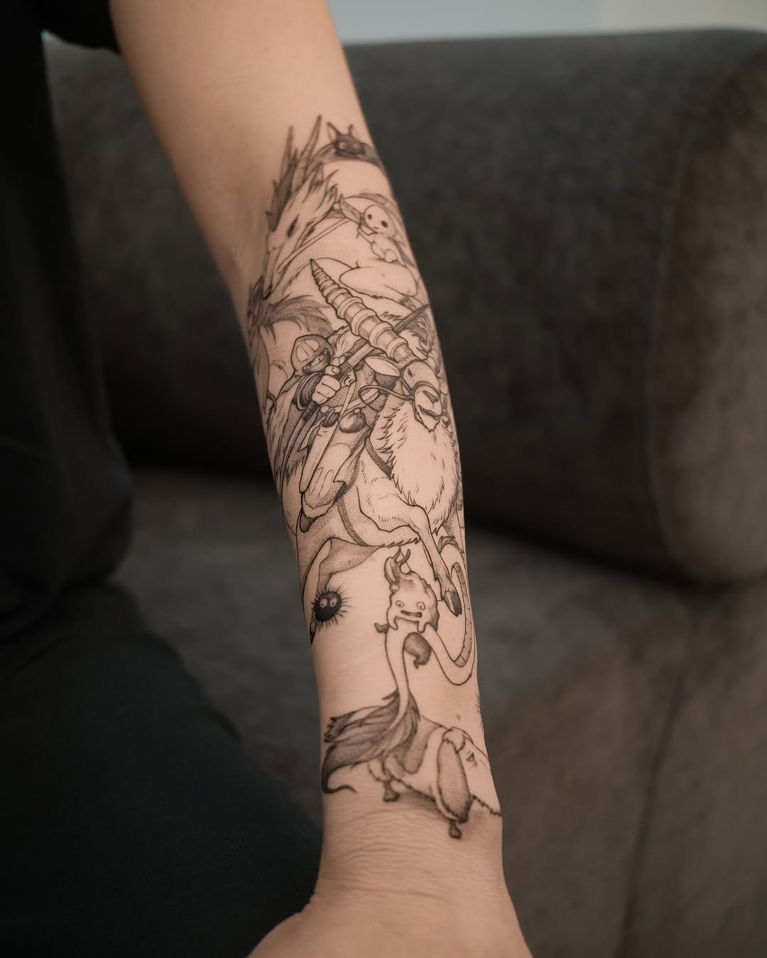 Post 1 by Andrey Malikov / Anime Tattoo Frankfurt on Instagram (carousel)