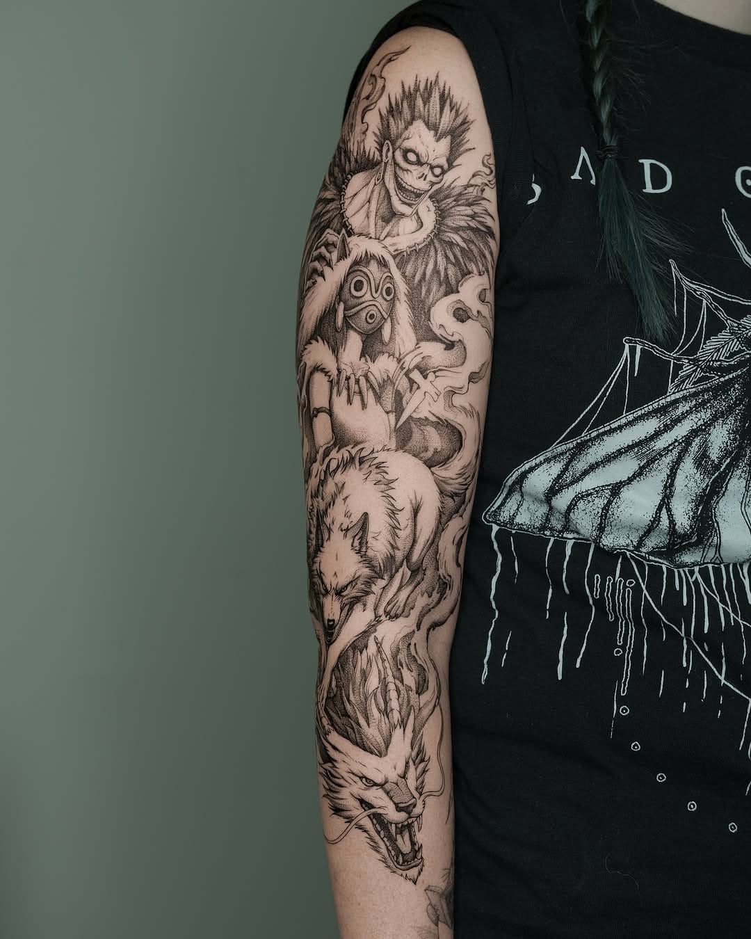 Post 5 by Andrey Malikov / Anime Tattoo Frankfurt on Instagram (carousel)