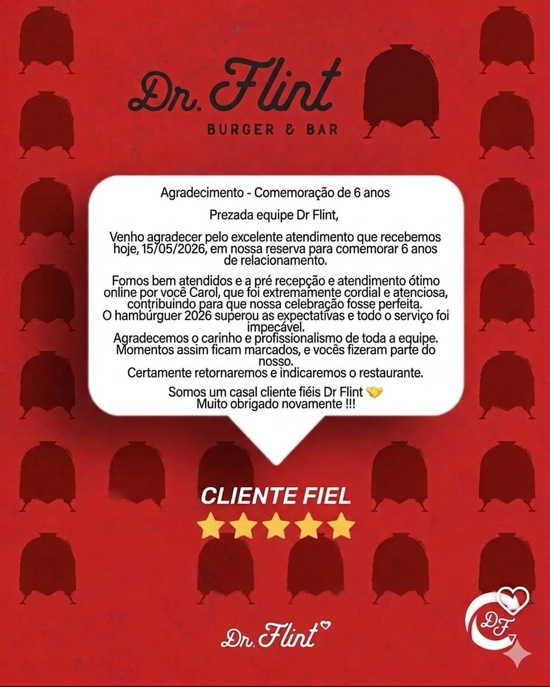 Post 4 by Dr. Flint [Burger e bar ] 🍔🍟🍺 on Instagram (image)