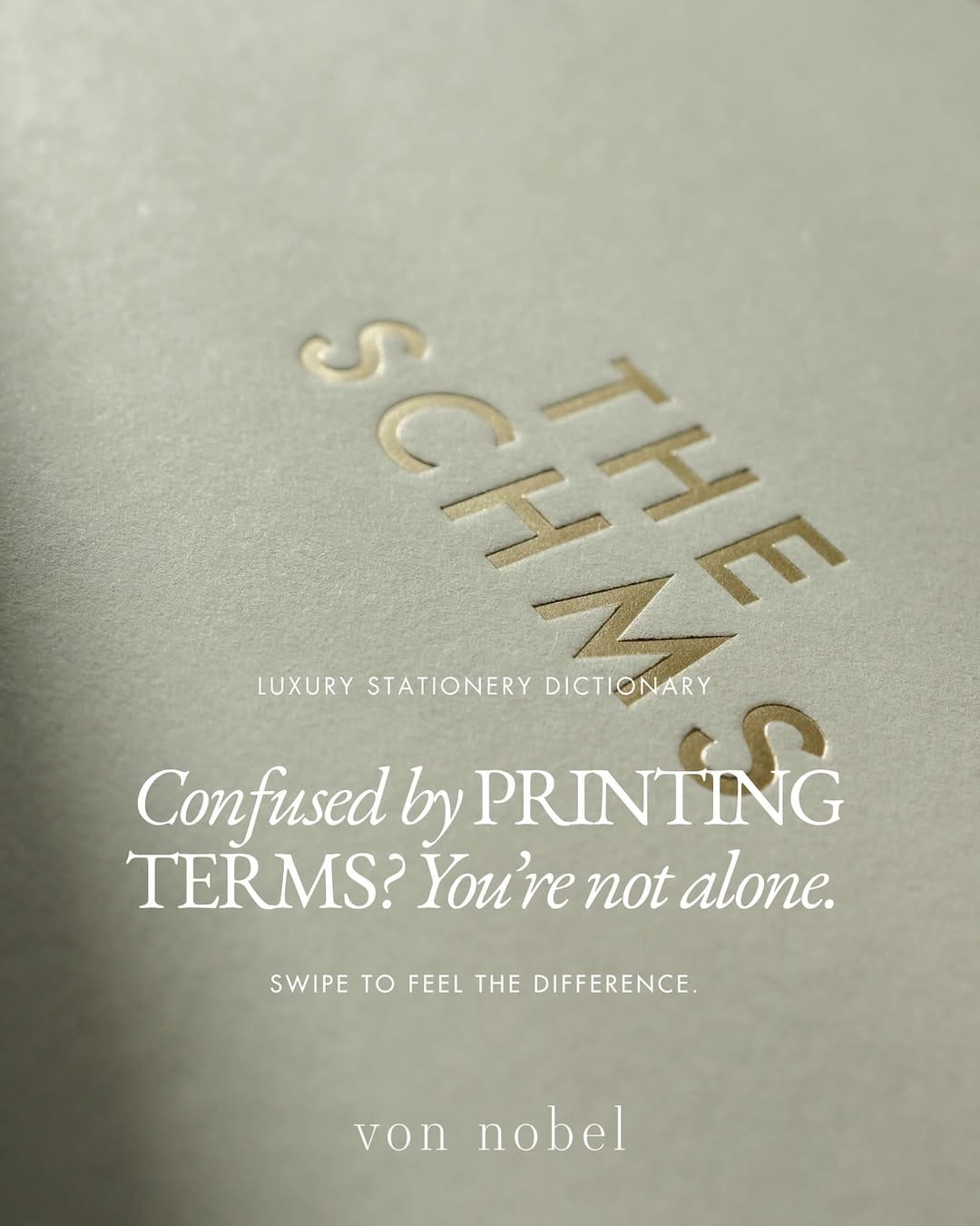 Post 7 by von nobel — luxury wedding & event stationery & tactile details on Instagram (carousel)