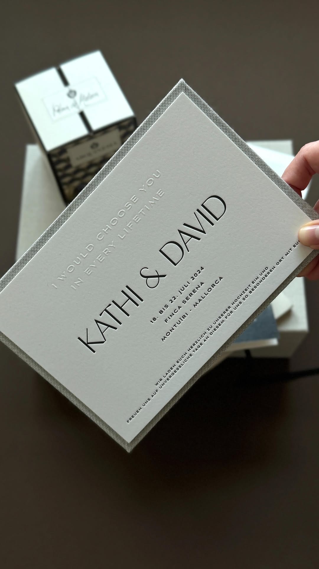 Post 6 by von nobel — luxury wedding & event stationery & tactile details on Instagram (video)