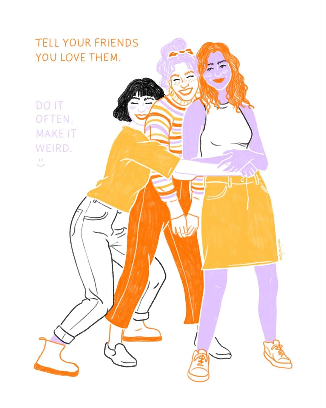 Post 8 by © Mira Lou | illustration artist on Instagram (image)