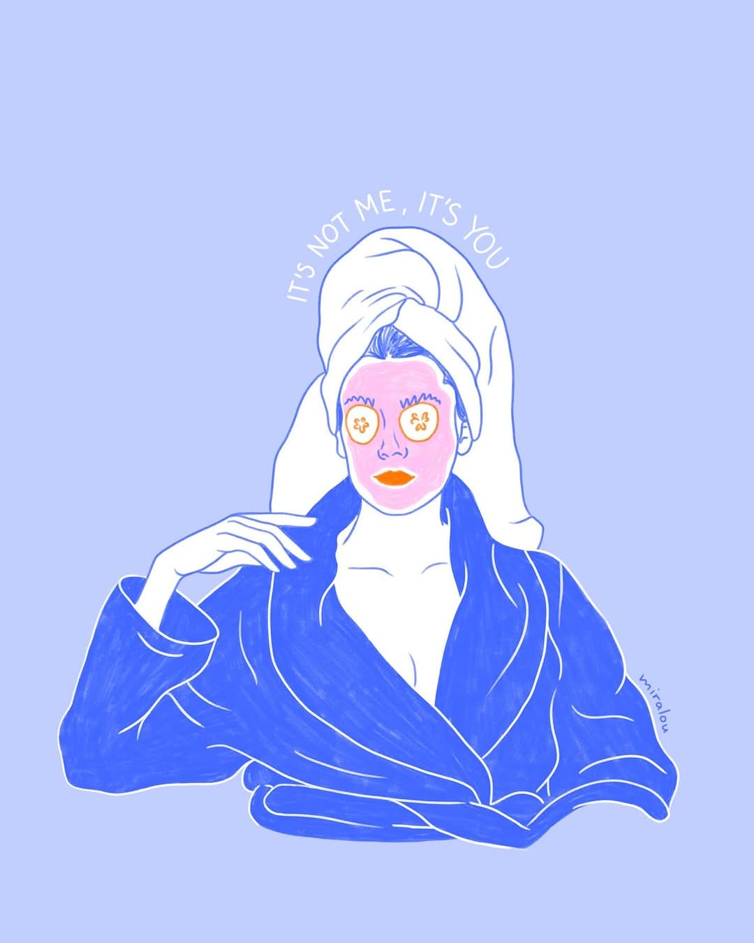 Post 5 by © Mira Lou | illustration artist on Instagram (image)