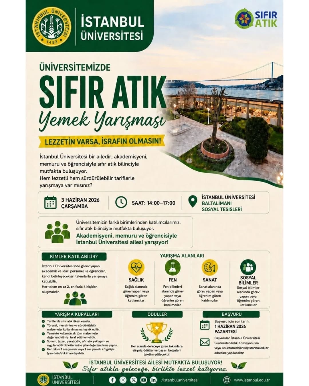 Post 1 by İstanbul Üniversitesi on Instagram (image)