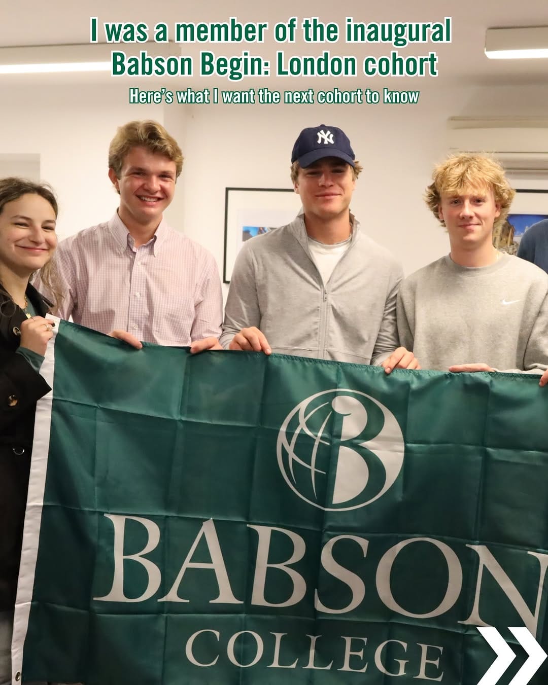 Post 5 by Babson Undergraduate Admission on Instagram (carousel)