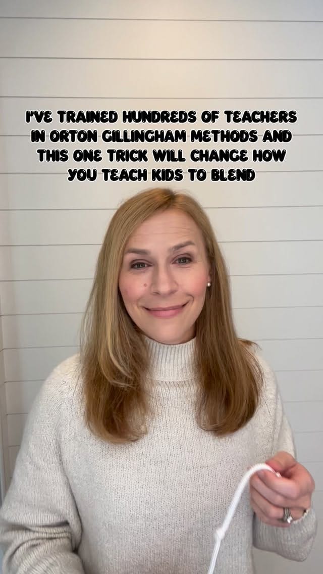 Post 10 by Orton Gillingham Mama | Science of Reading on Instagram (video)