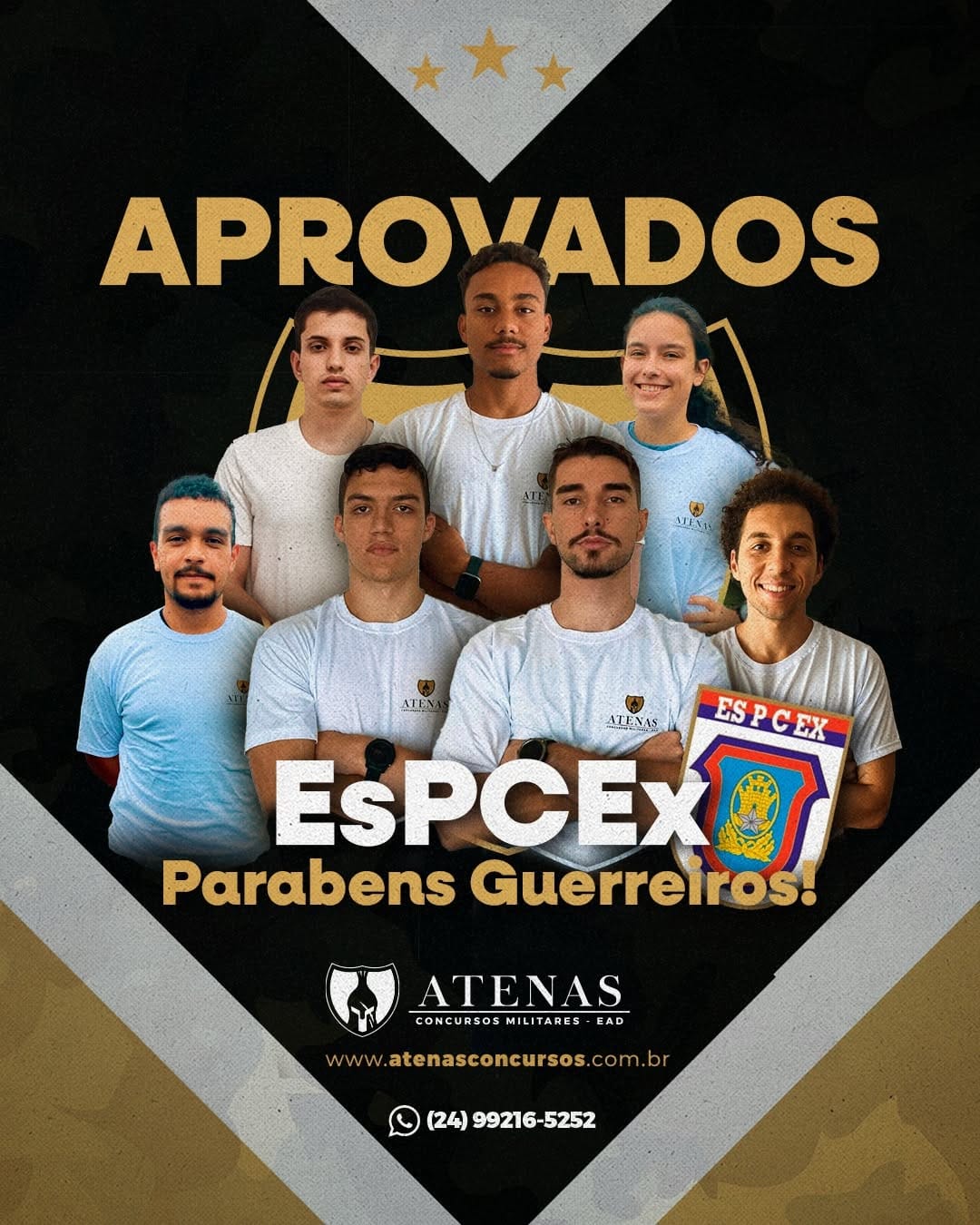 Post 8 by Atenas Concursos Militares on Instagram (image)