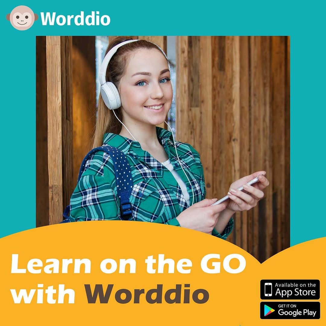 Post 7 by Worddio: Vocabulary App on Instagram (image)