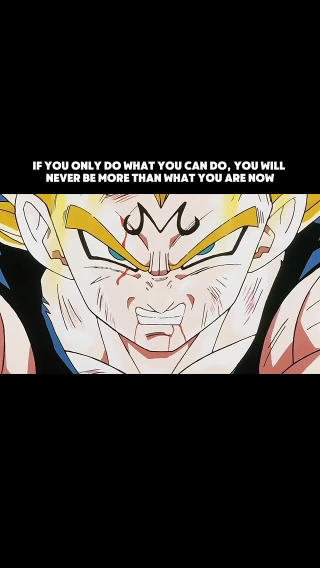 Post 10 by Prince Vegeta Motivation on Instagram (video)