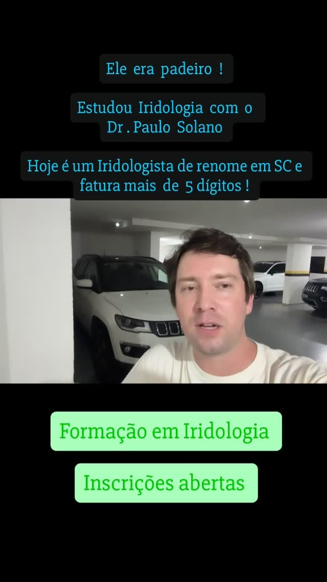 Post 7 by Instituto Brasileiro de Iridologia e Naturopatia on Instagram (video)