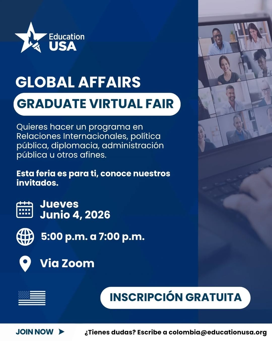 Post 1 by EducationUSA Colombia on Instagram (carousel)