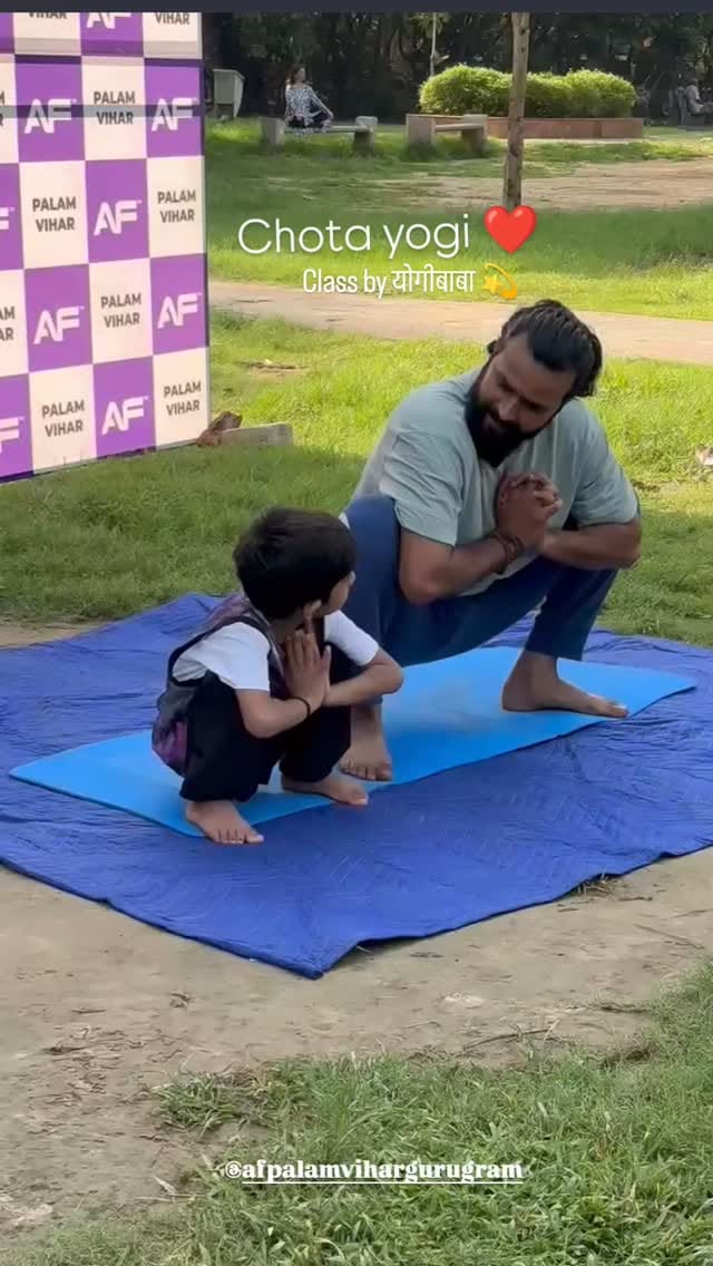 Post 10 by The YOGA-Ritesh (योगीबाबा) on Instagram (video)