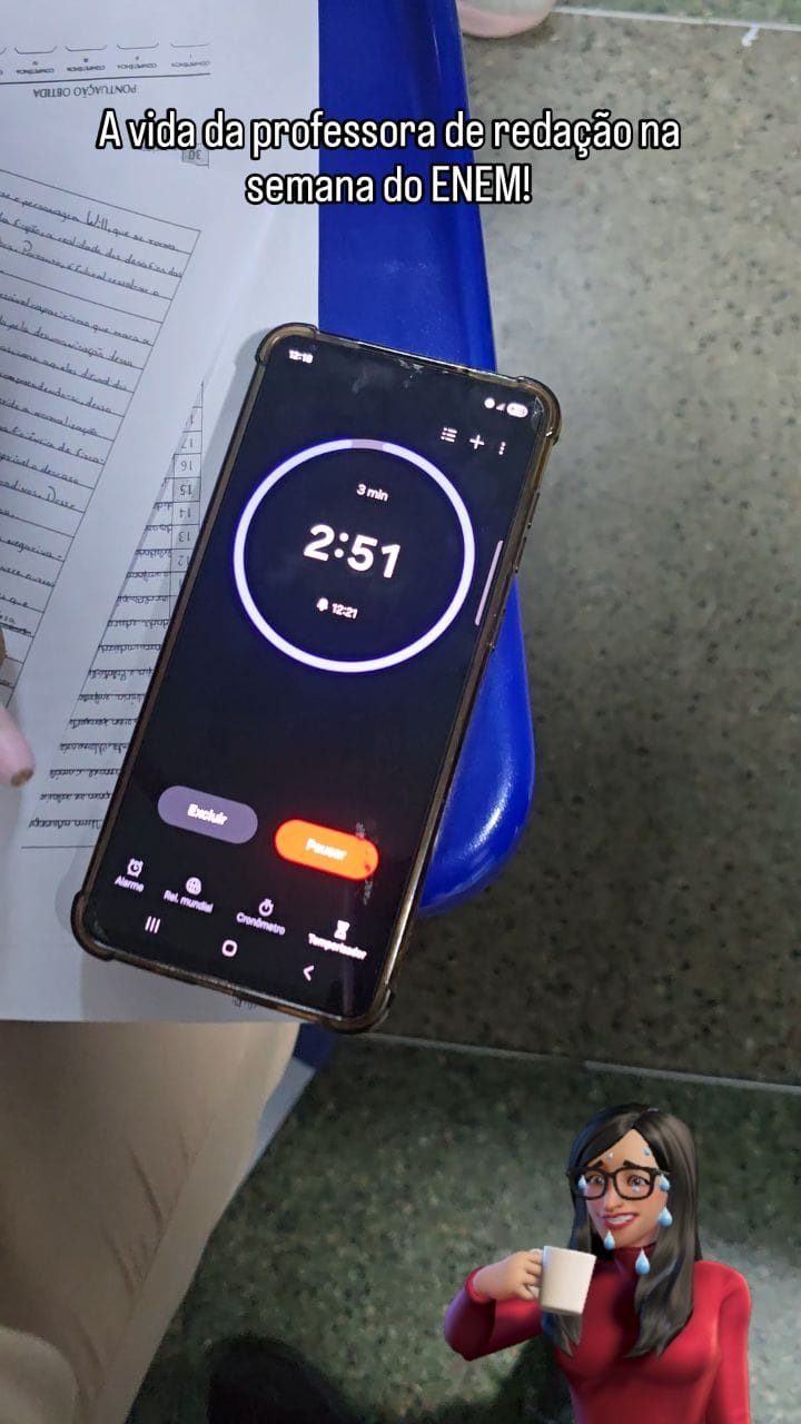 Post 10 by Professora Talita Aguiar | Redação&Linguagens. on Instagram (video)