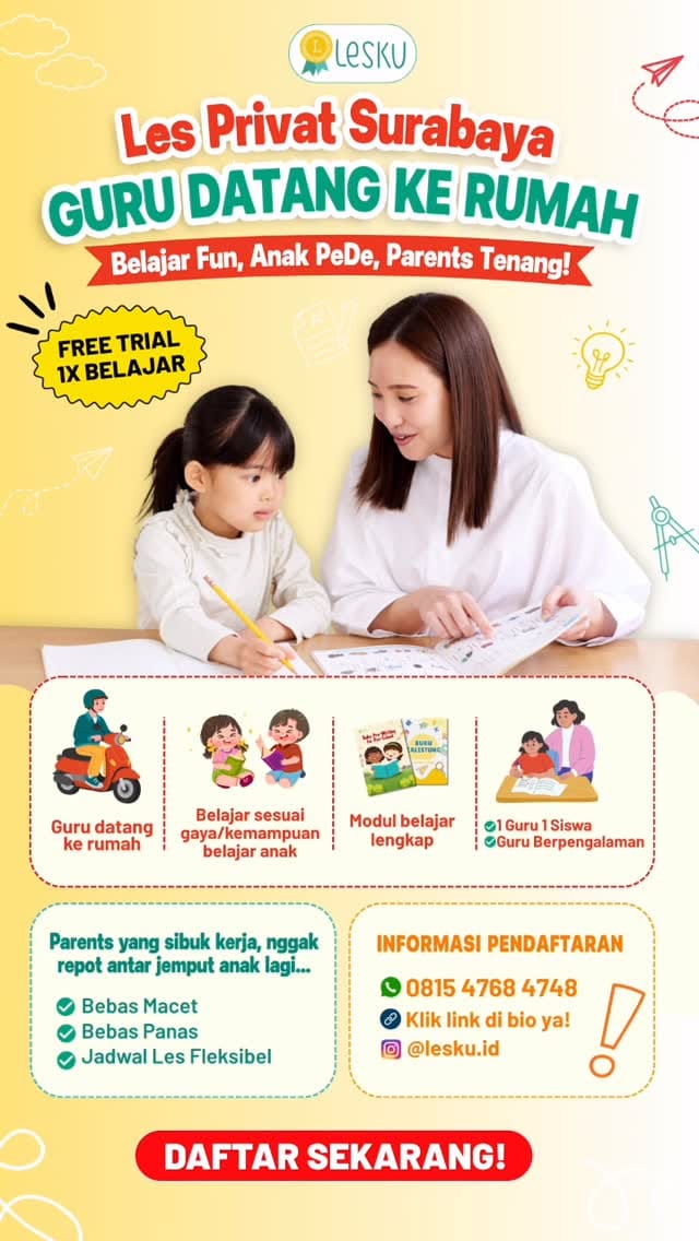 Post 8 by Les Privat Membaca dan Menulis on Instagram (video)