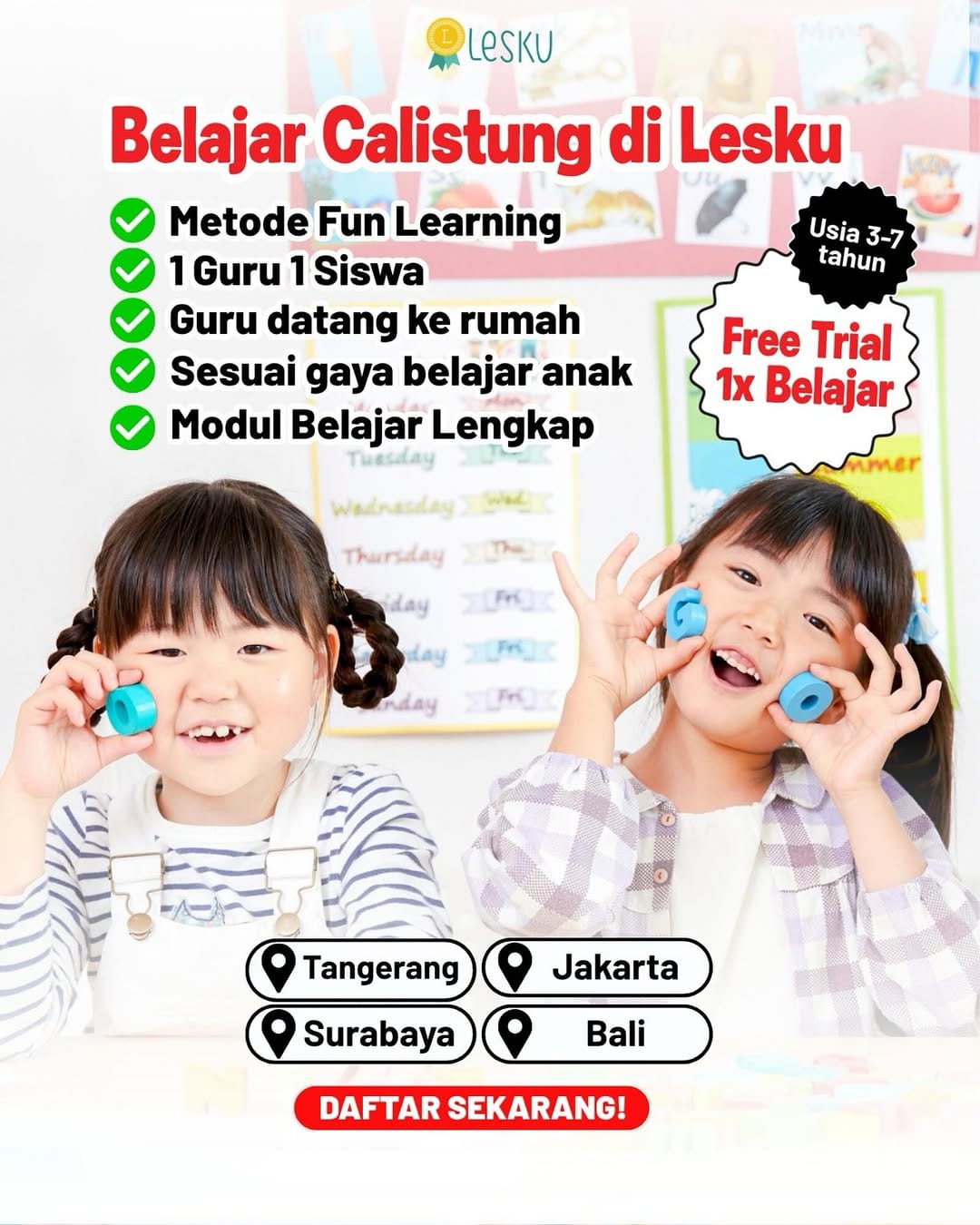 Post 6 by Les Privat Membaca dan Menulis on Instagram (image)