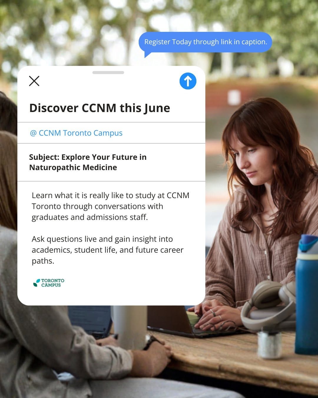 Post 1 by CCNM on Instagram (image)