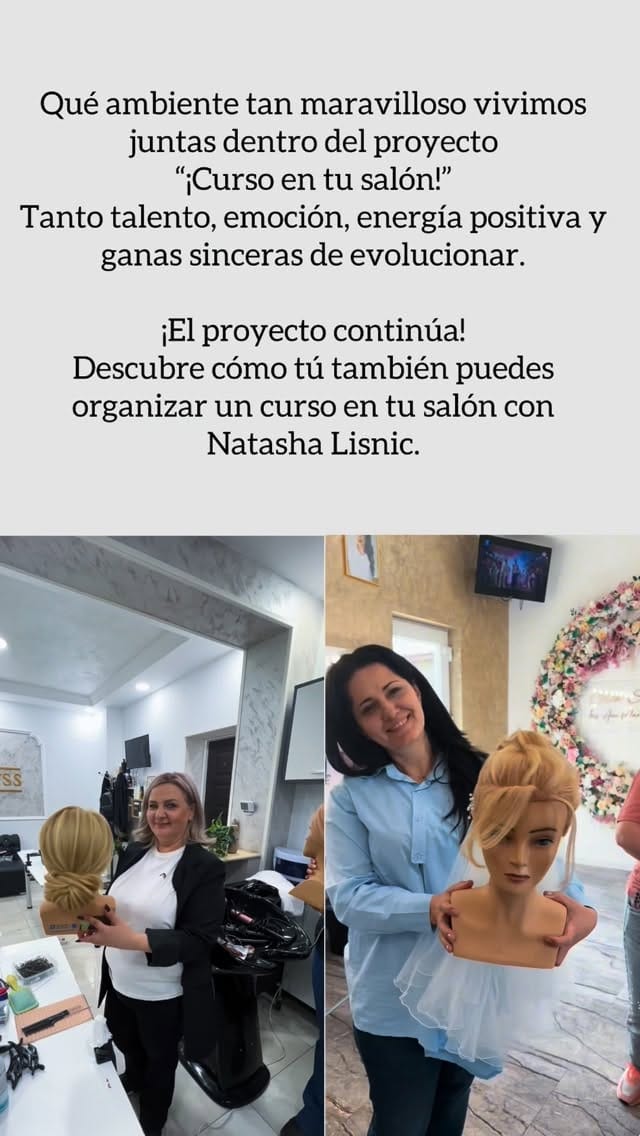 Post 4 by Natasha Lisnic | Hair Education on Instagram (video)
