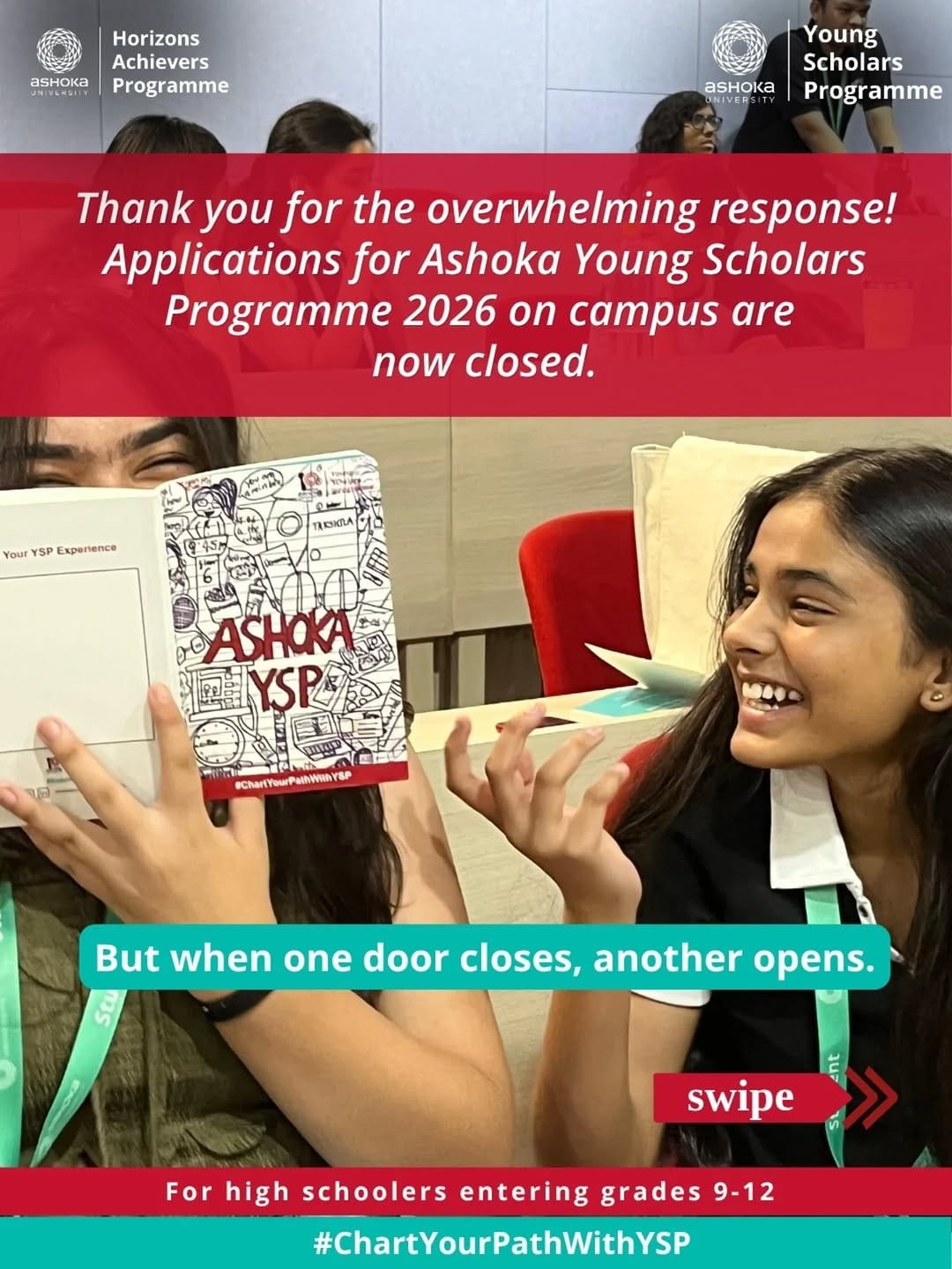 Post 8 by Ashoka Young Scholars Programme on Instagram (carousel)