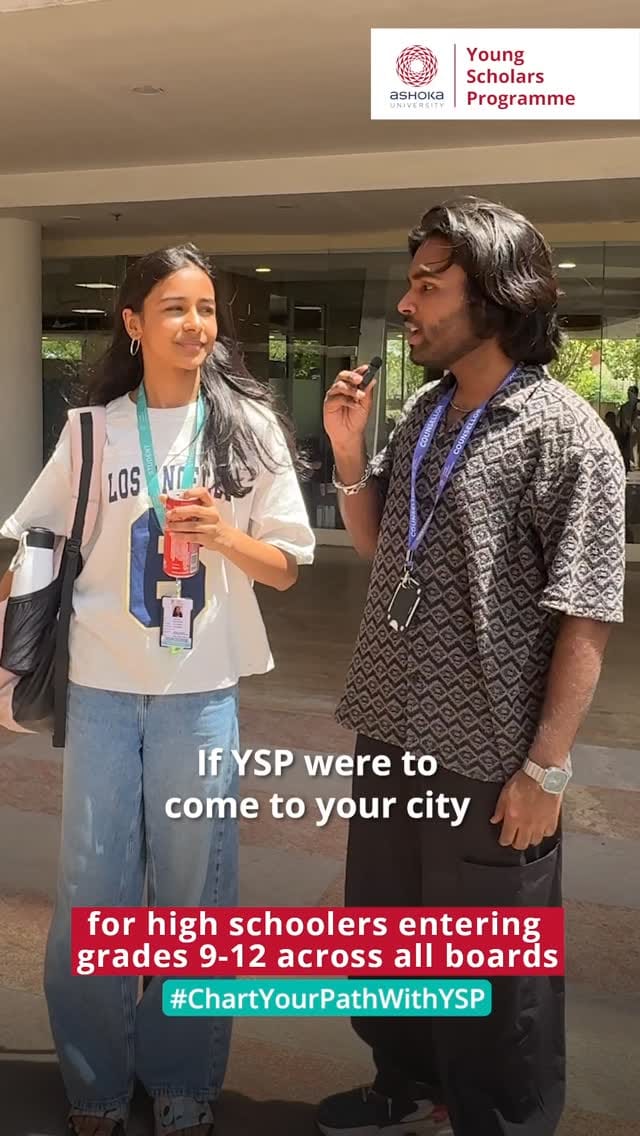 Post 1 by Ashoka Young Scholars Programme on Instagram (video)