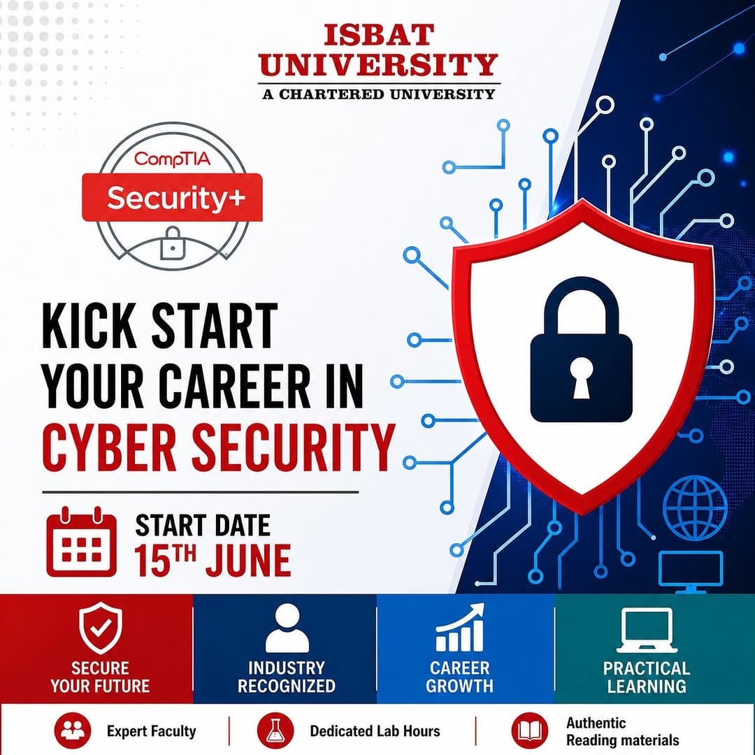 Post 1 by ISBAT UNIVERSITY on Instagram (image)
