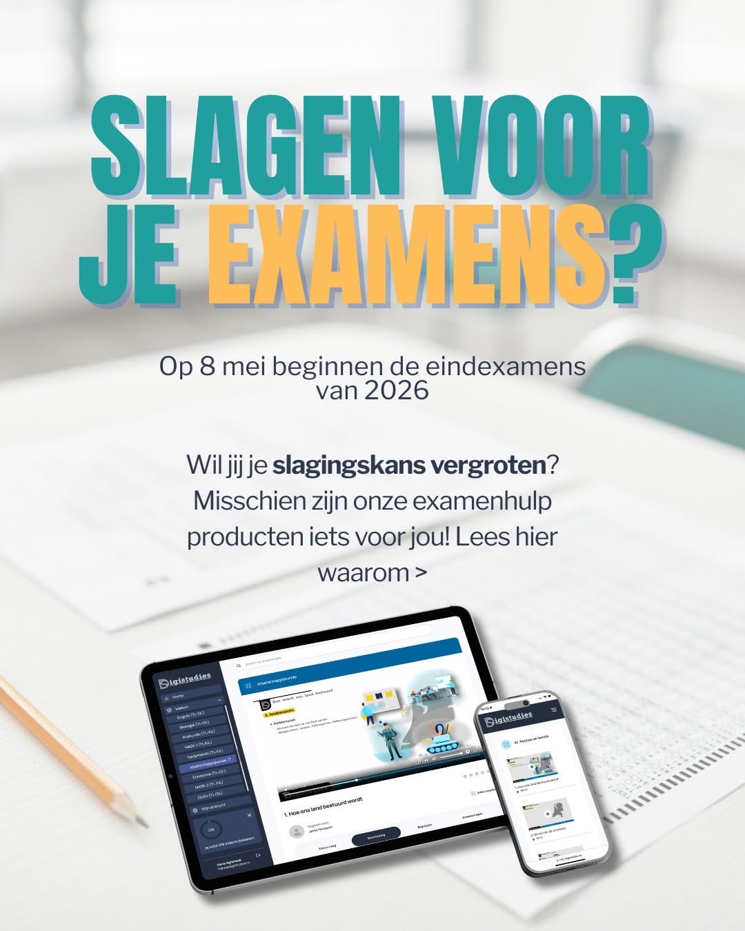 Post 3 by LEREN VOOR TOETSEN EN EXAMENS on Instagram (carousel)