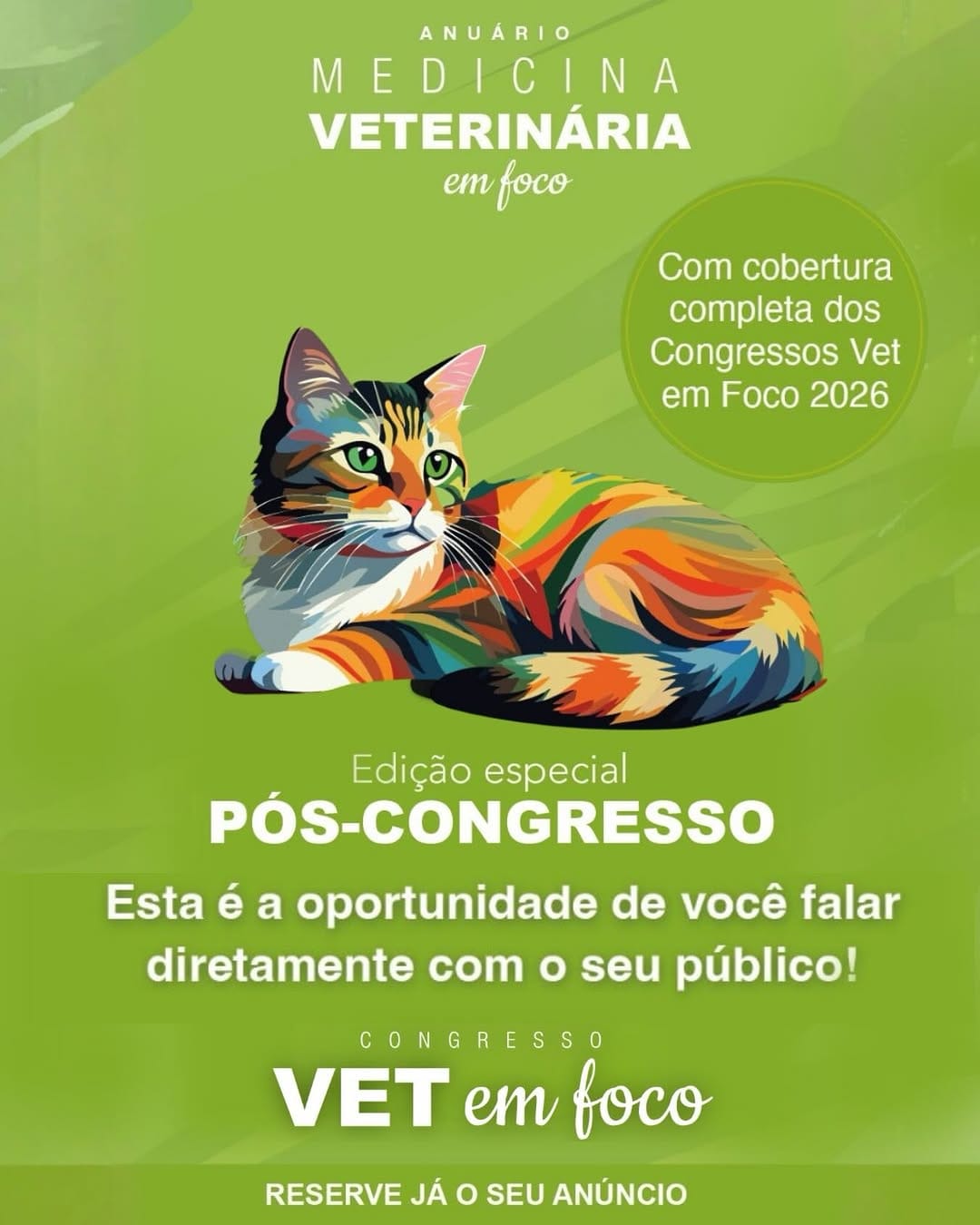Post 1 by Vet em Foco Congressos e Revistas on Instagram (image)
