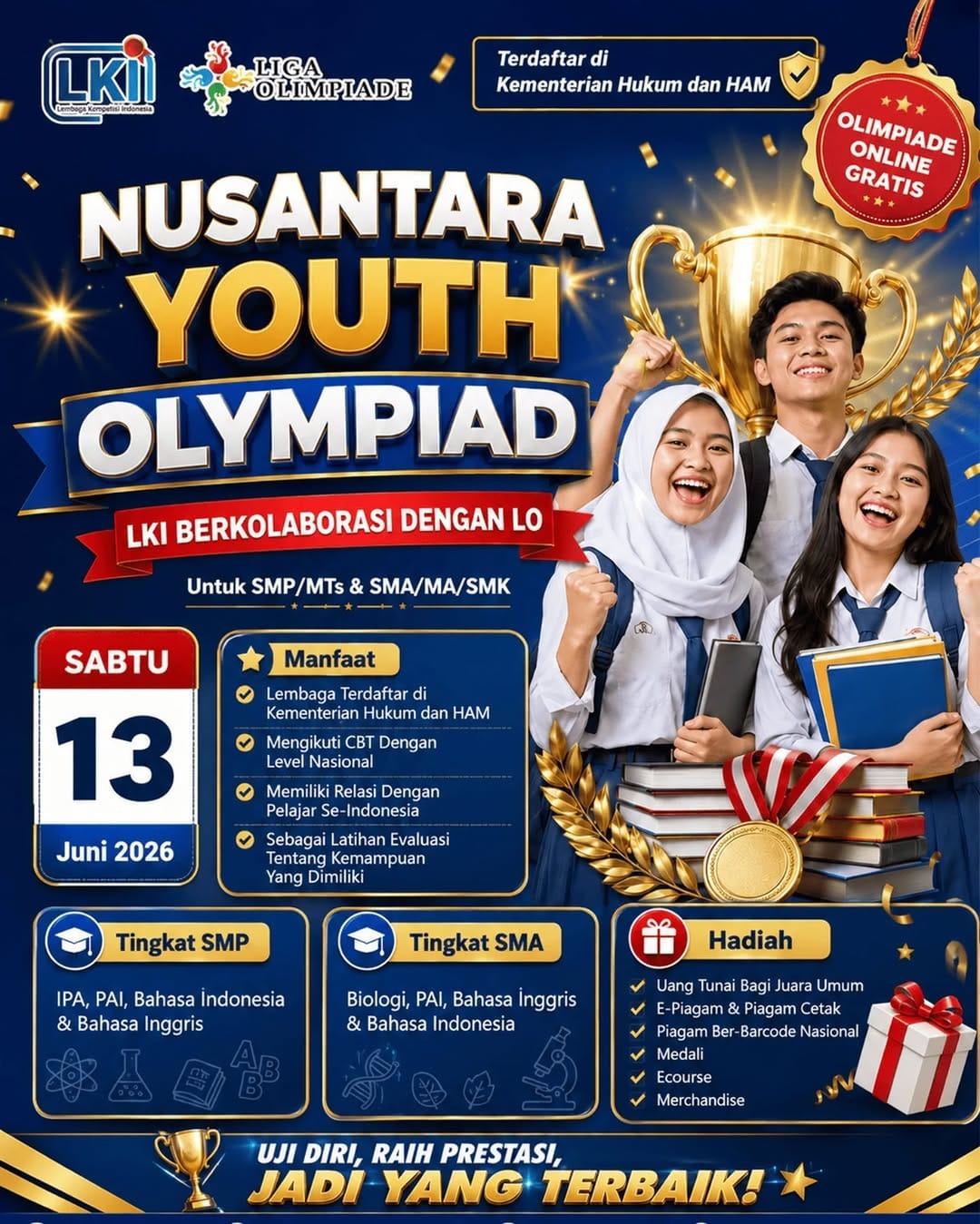 Post 4 by OLIMPIADE SAINS NUSANTARA on Instagram (image)
