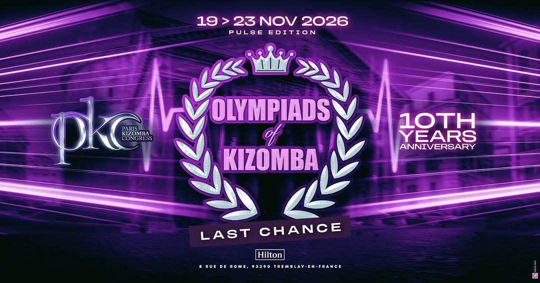 Post 1 by Olympiads Of kizomba on Instagram (image)