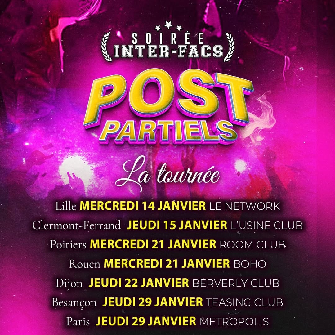 Post 10 by Soirée Inter facs France on Instagram (image)