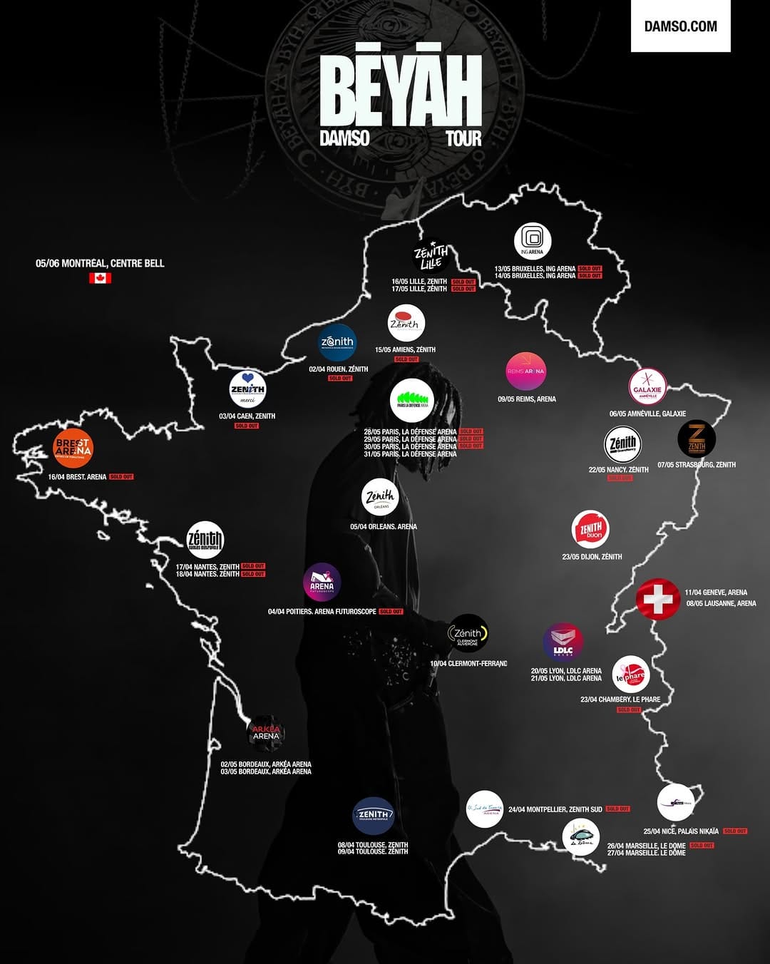 Post 10 by Le Rappeur Damso on Instagram (image)