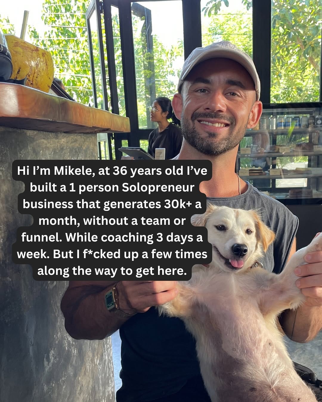 Post 8 by Mikele - Business Mentor For Online Coaches on Instagram (carousel)