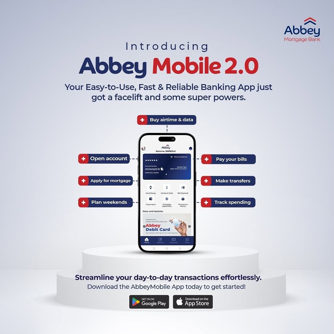 Post 10 by Abbey Mortgage Bank on Instagram (image)
