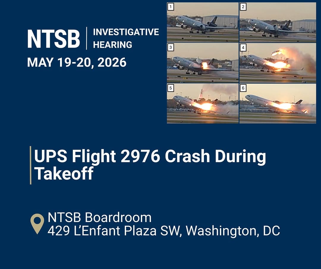 Post 2 by National Transportation Safety Board (NTSB) on Instagram (image)