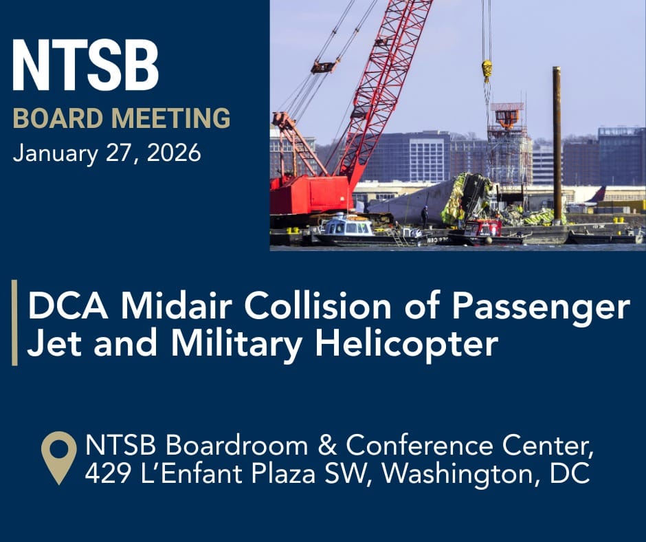 Post 9 by National Transportation Safety Board (NTSB) on Instagram (image)