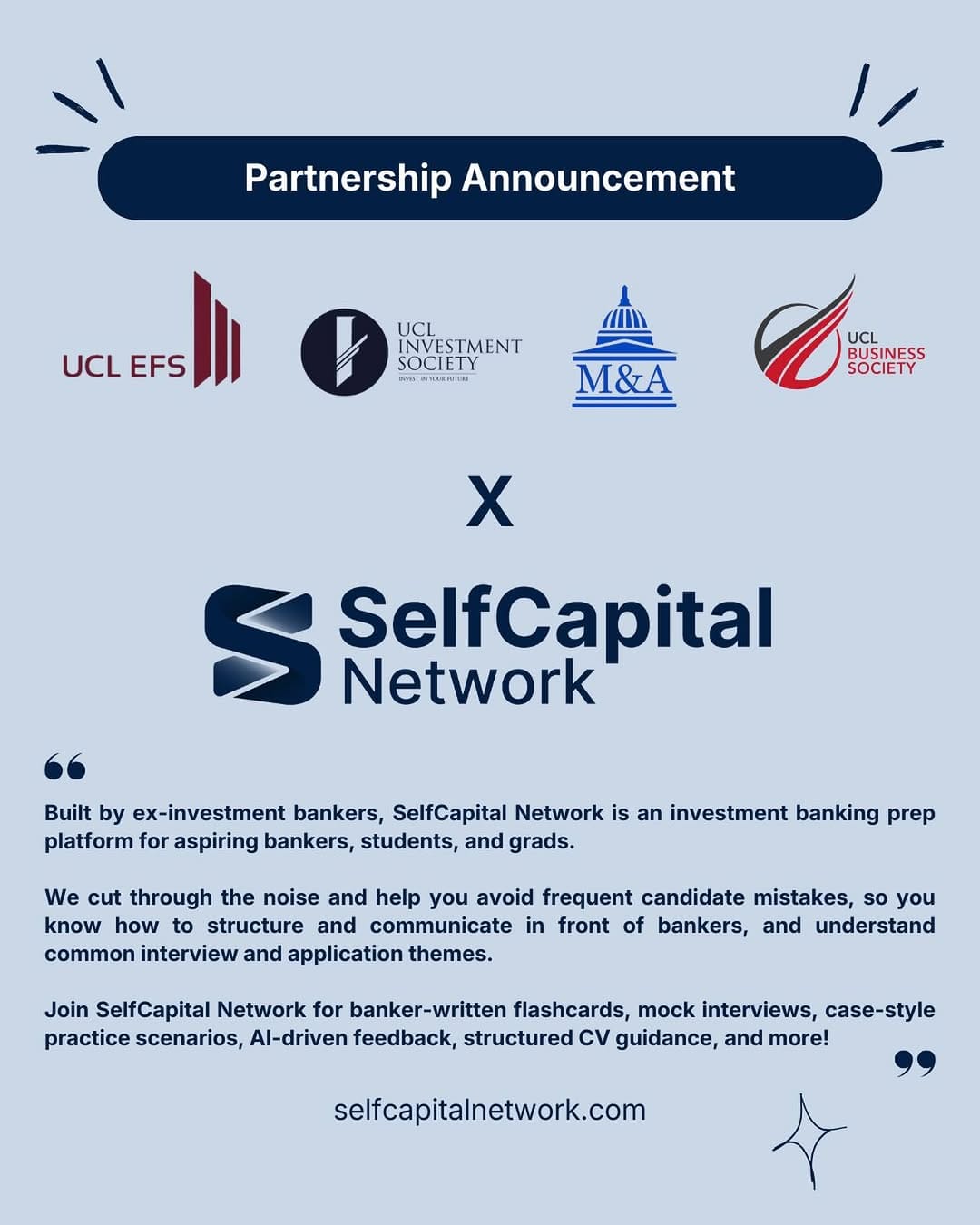 Post 4 by UCL Investment Society on Instagram (image)