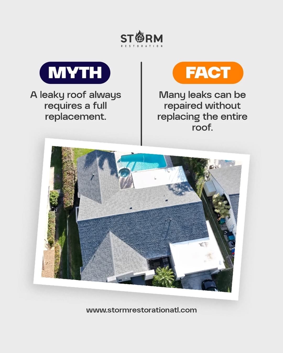 Post 2 by Storm Restoration | roofing services on Instagram (image)