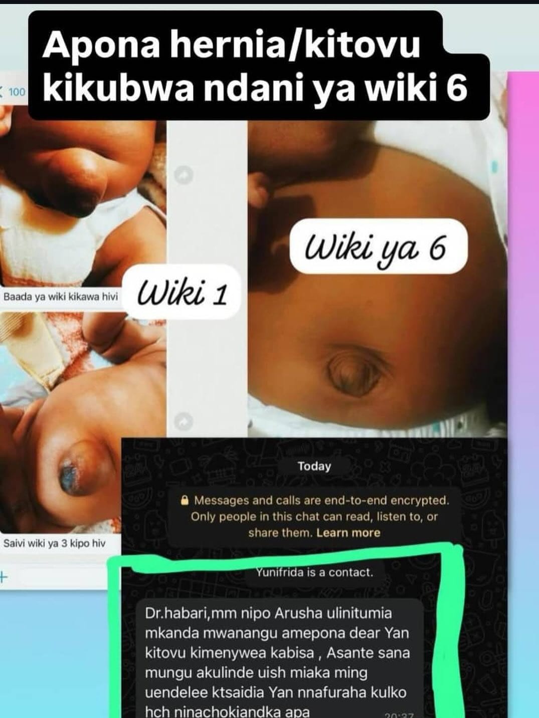 Post 2 by Lishe Ya Mtoto Tanzania on Instagram (image)