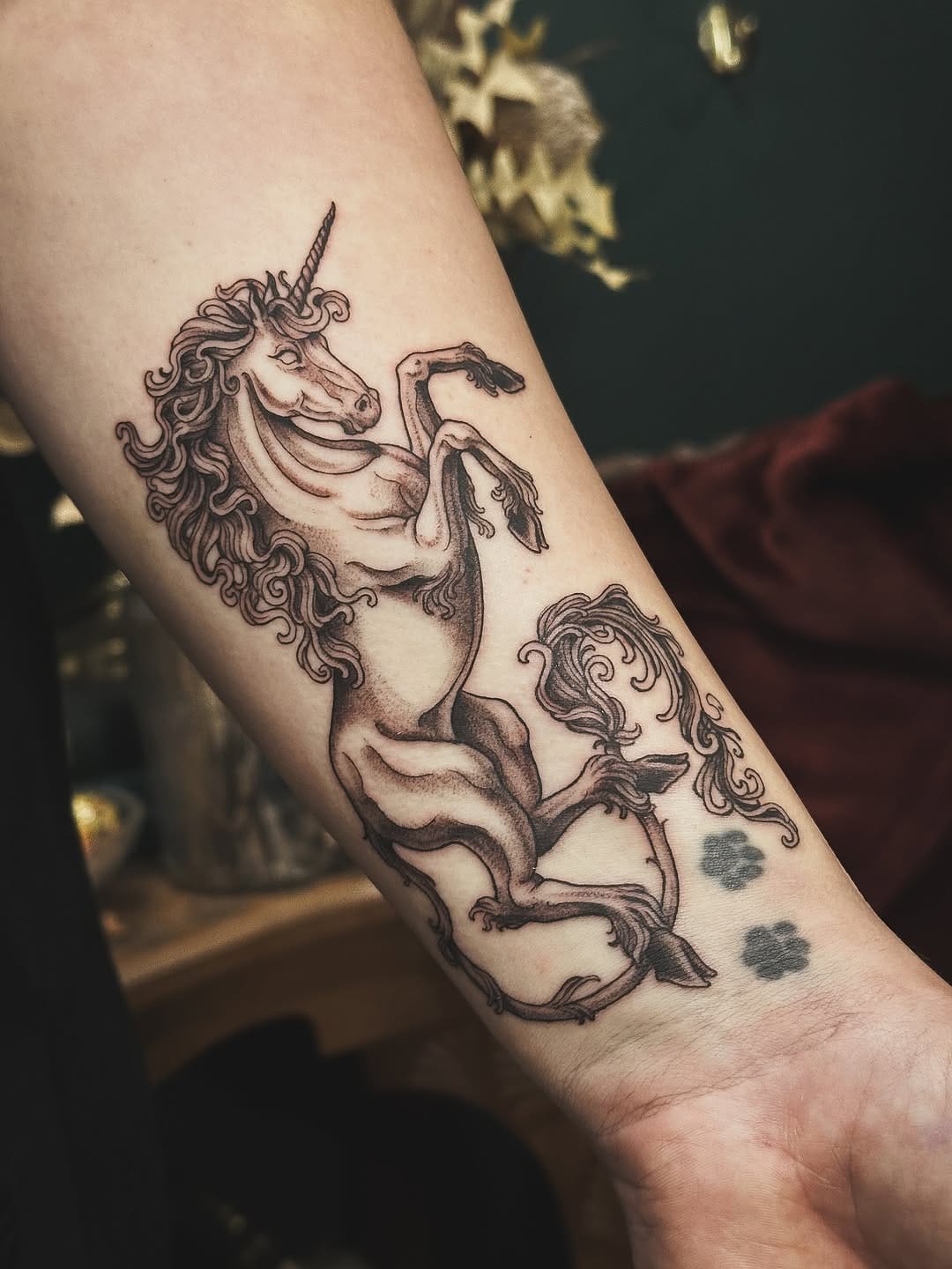 Post 7 by Stacey Sykes | Etching & Gothic Tattoos | Melbourne on Instagram (carousel)