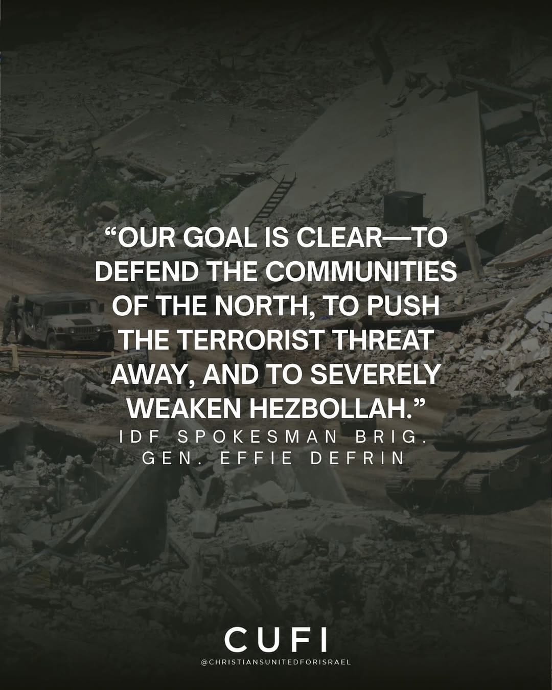 Post 7 by Christians United For Israel on Instagram (image)