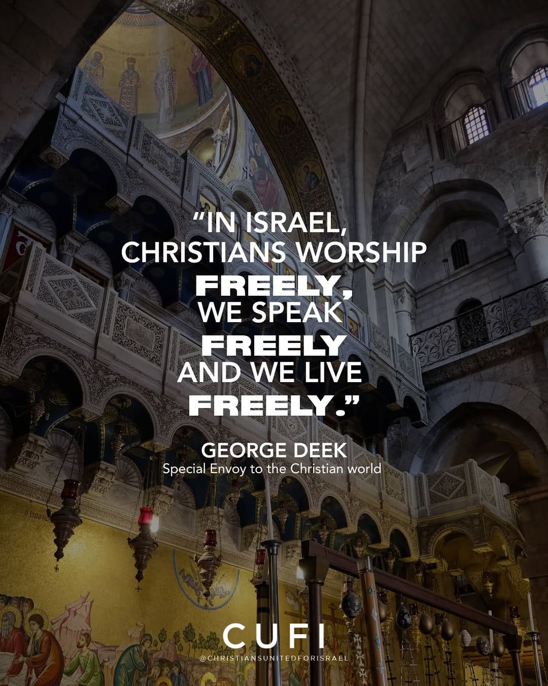 Post 6 by Christians United For Israel on Instagram (image)