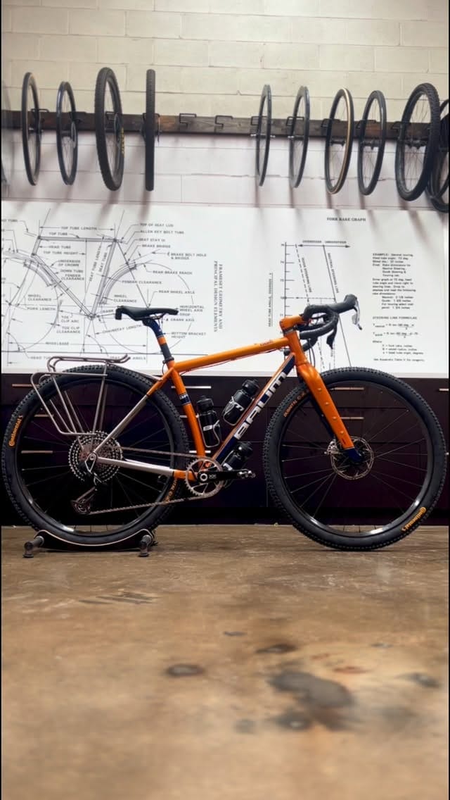 Post 8 by Baum Cycles on Instagram (video)