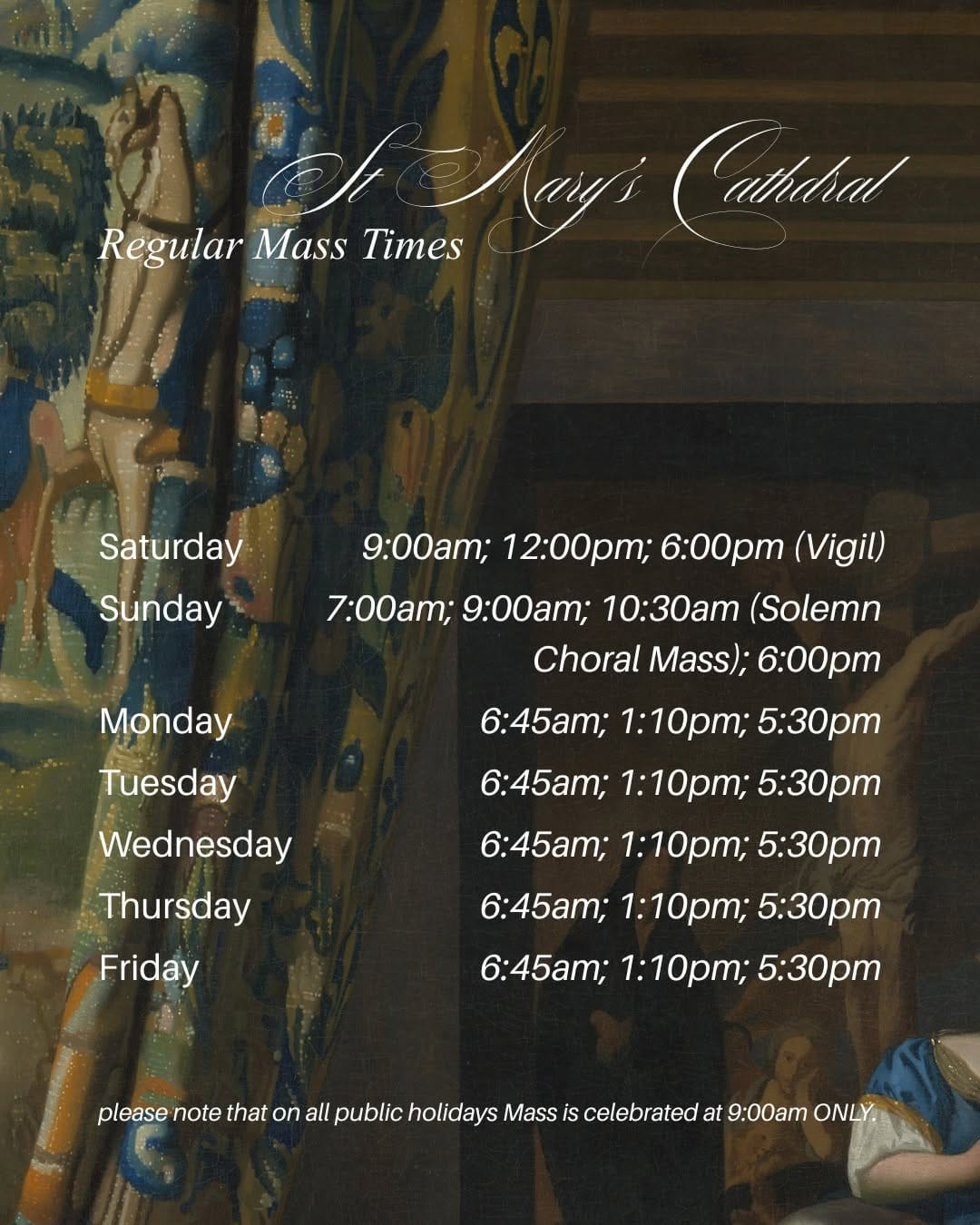 Post 10 by St Mary's Cathedral, Sydney on Instagram (carousel)
