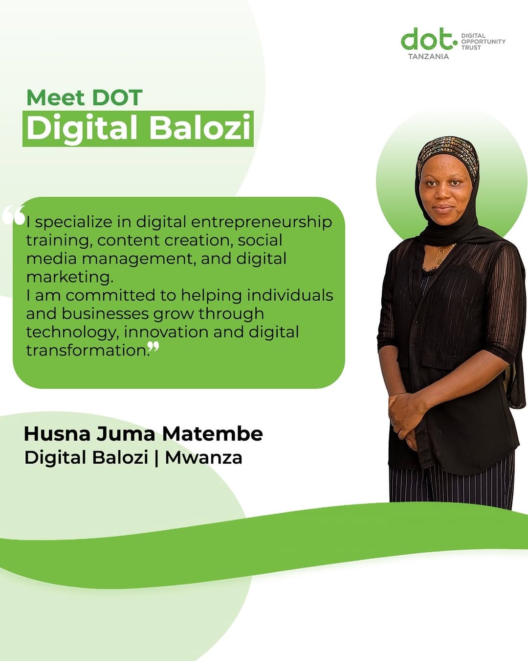 Post 1 by Digital Opportunity Trust (DOT) Tanzania on Instagram (image)