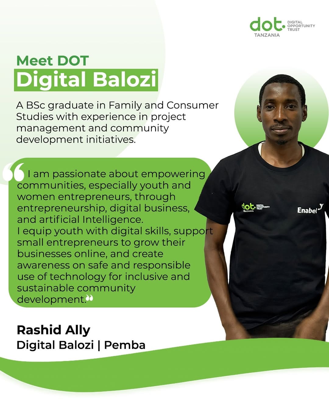Post 5 by Digital Opportunity Trust (DOT) Tanzania on Instagram (image)