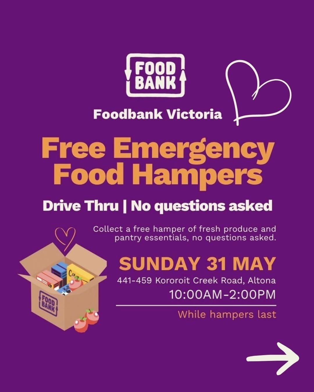 Post 6 by Foodbank Victoria on Instagram (carousel)