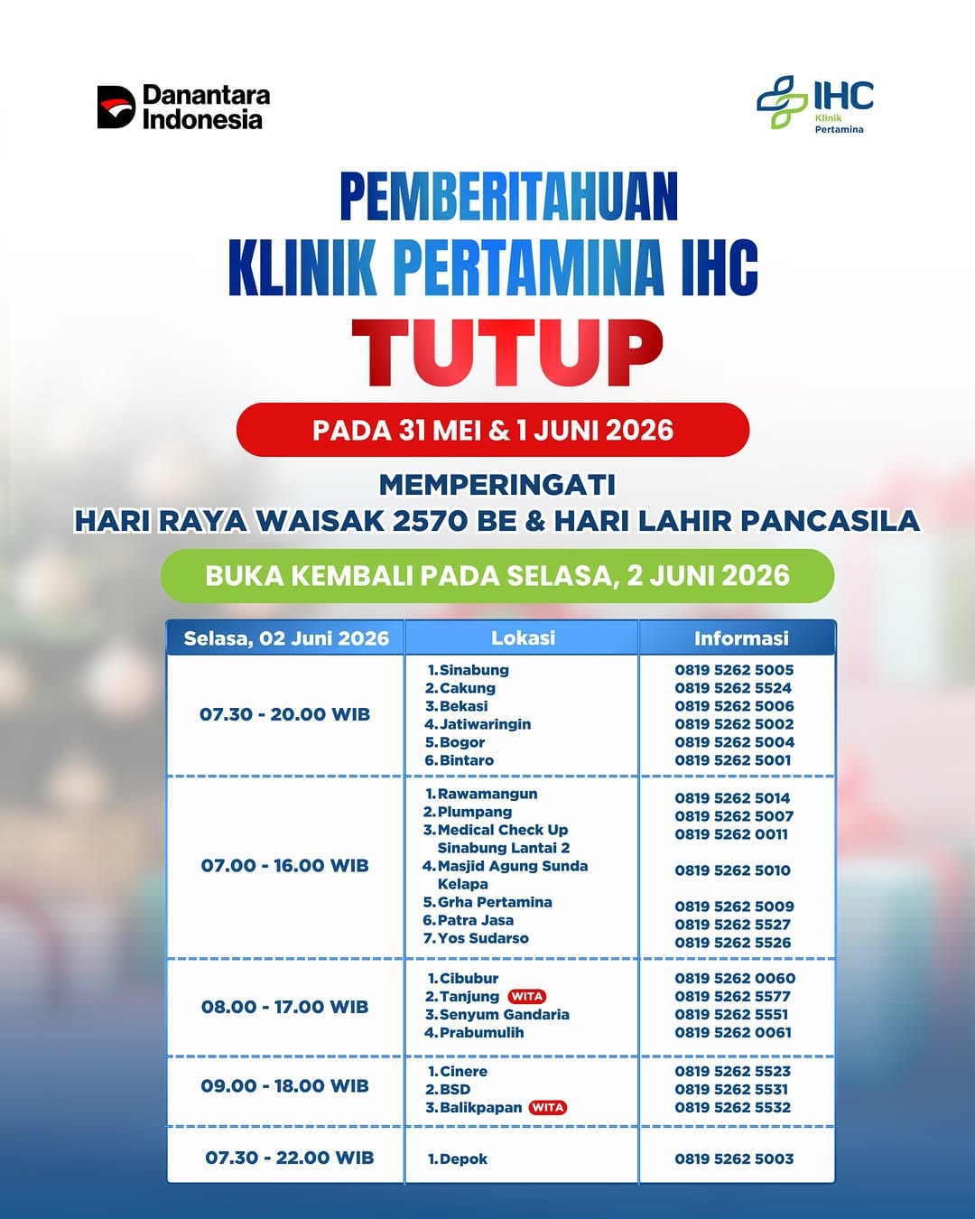 Post 7 by IHC Klinik Pertamina on Instagram (image)