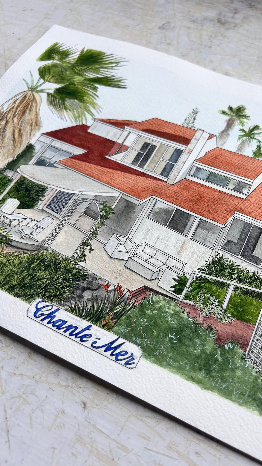 Post 9 by A Home Drawn on Instagram (video)