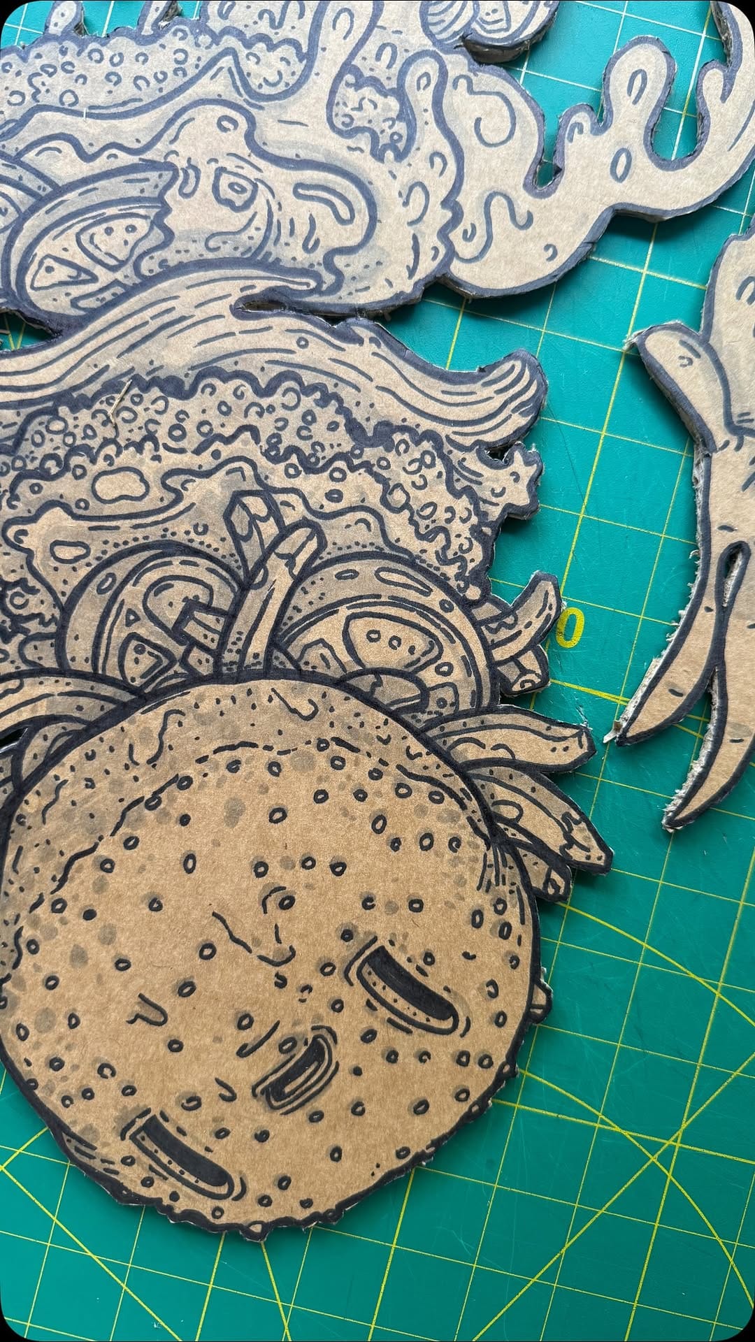Post 7 by Touching Doodles on Instagram (video)