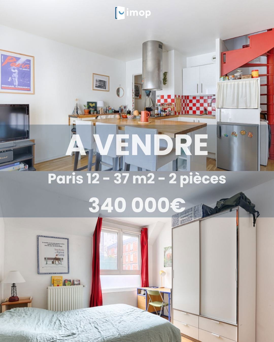 Post 3 by Imop Immobilier - votre agence à frais fixes on Instagram (image)
